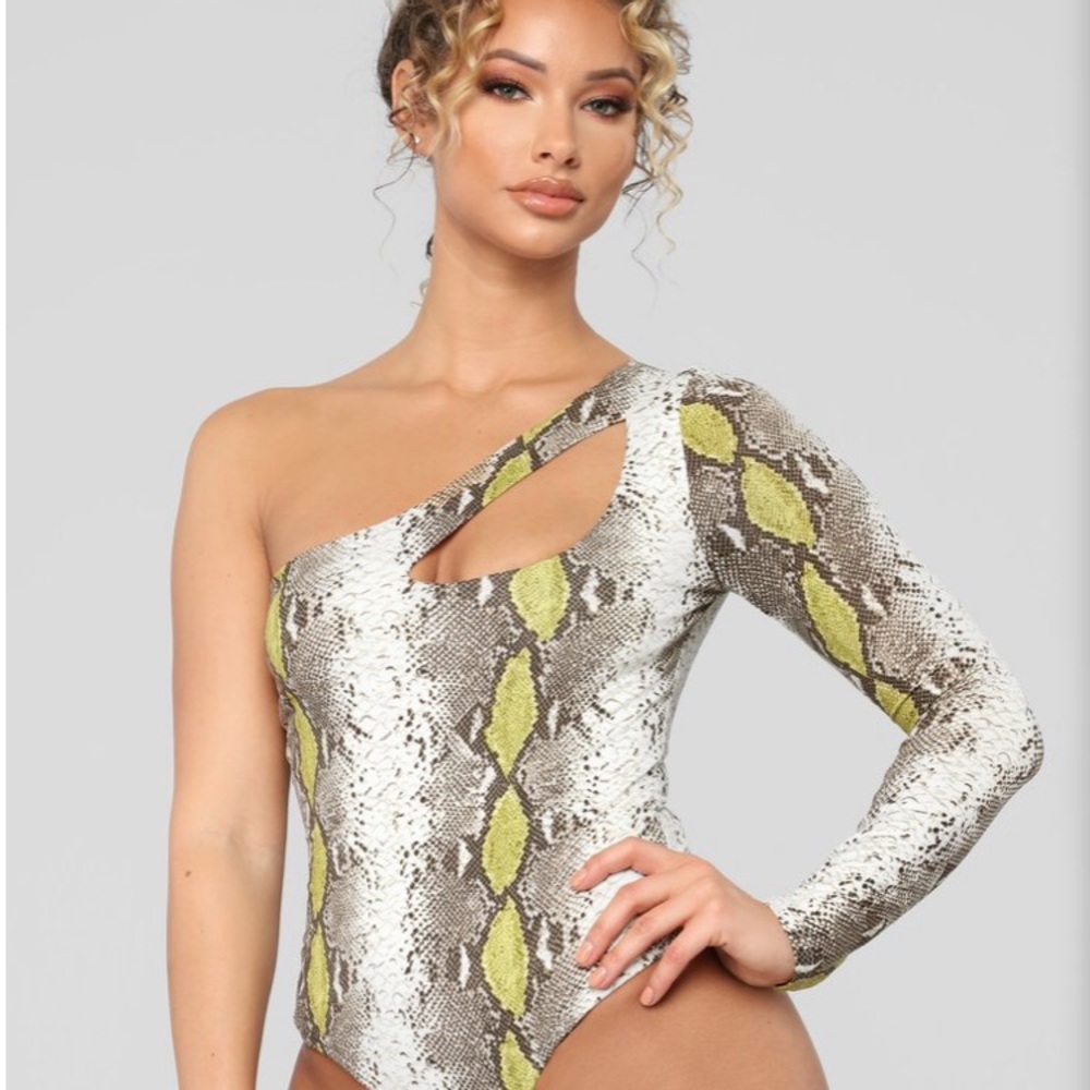 Snake print Bodysuit